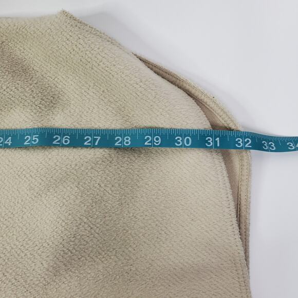 Banana Republic Cozy Twillon Oversized Medium Beige Shirt Shacket Beige - Picture 8 of 16